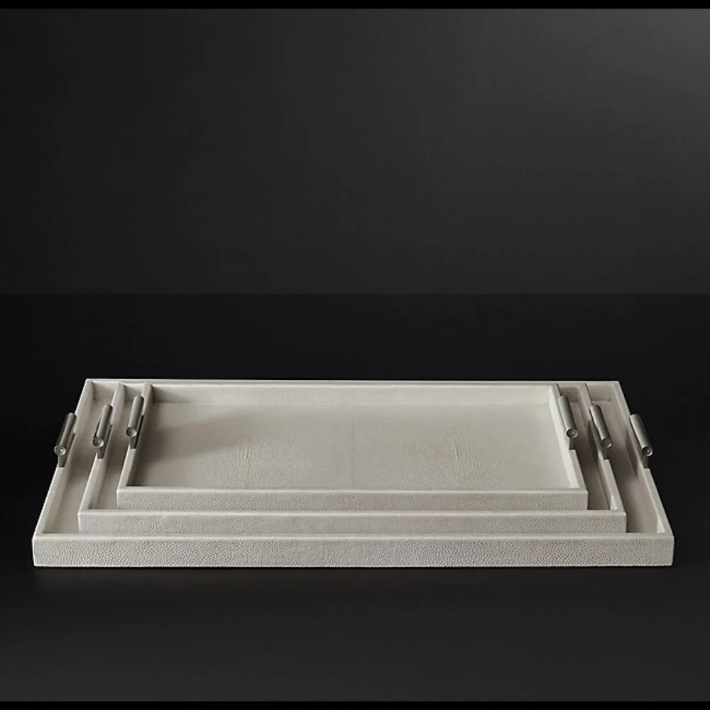 Restoration Hardware Shagreen Tray